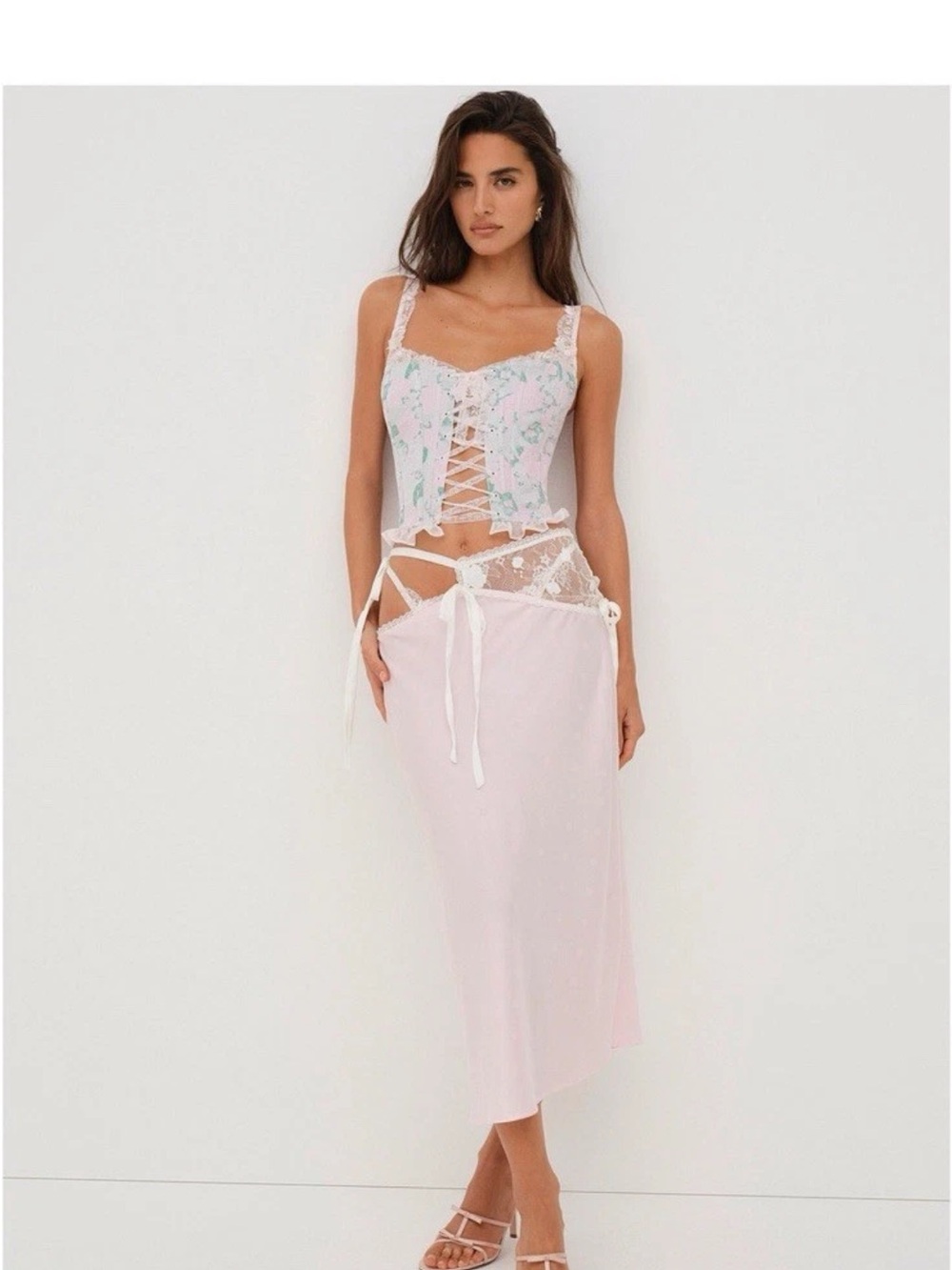 For Love & Lemons Maribel Bustier Size Med Nwt - Picture 4 of 6